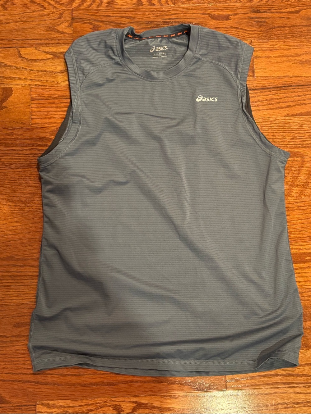 Asics Men's Sleeveless Training Tank - Slate Gray Blue